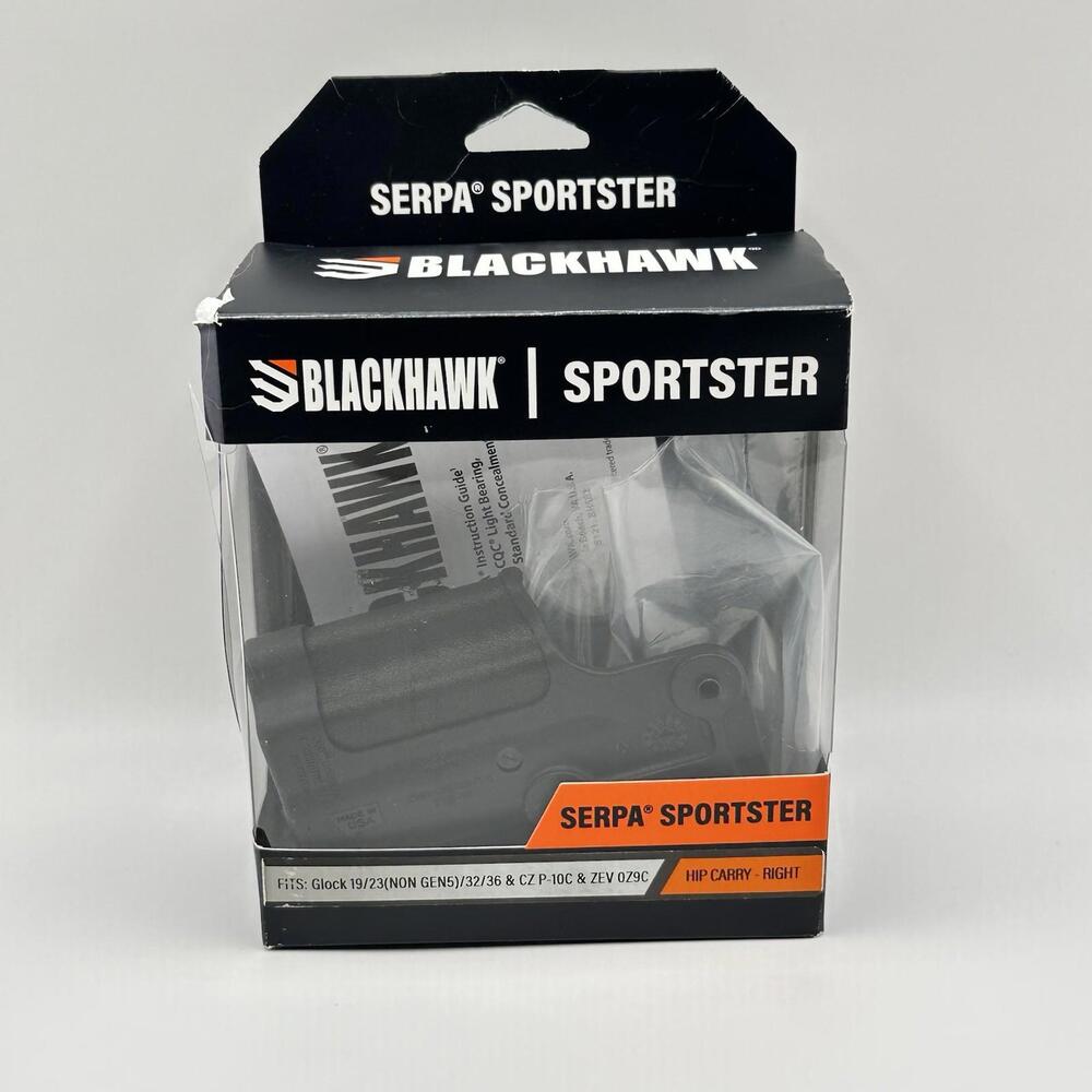 Blackhawk Serpa Sportster Right Hip Carry Holster For Glock 19/23/32/36 New